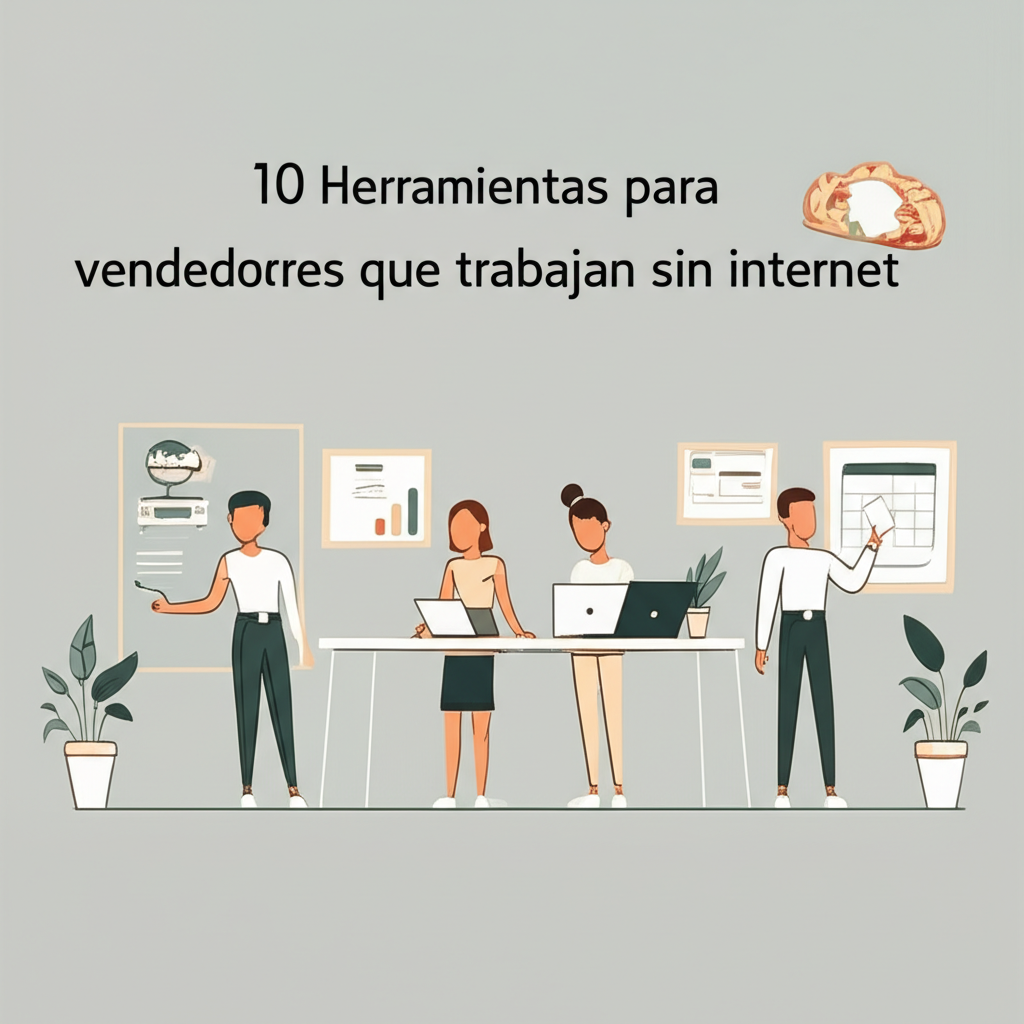 10 Herramientas para vendedores que trabajan sin internet