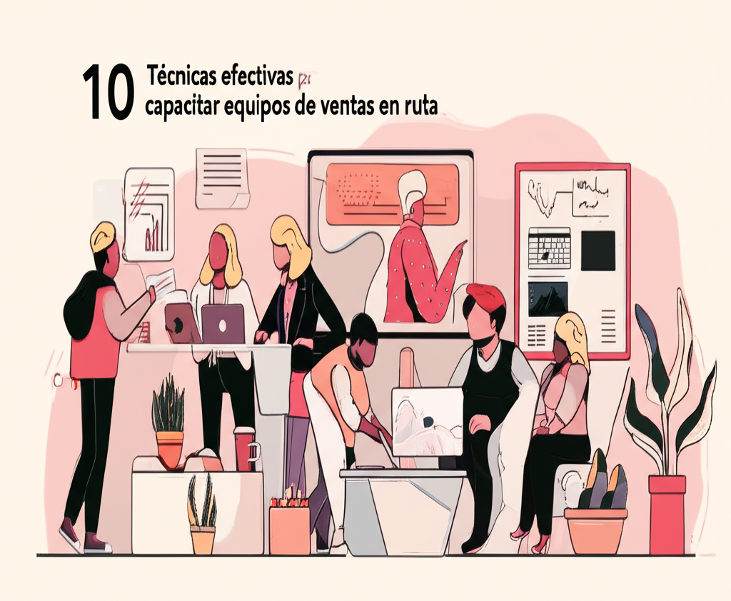 10 Técnicas efectivas para capacitar equipos de ventas en ruta