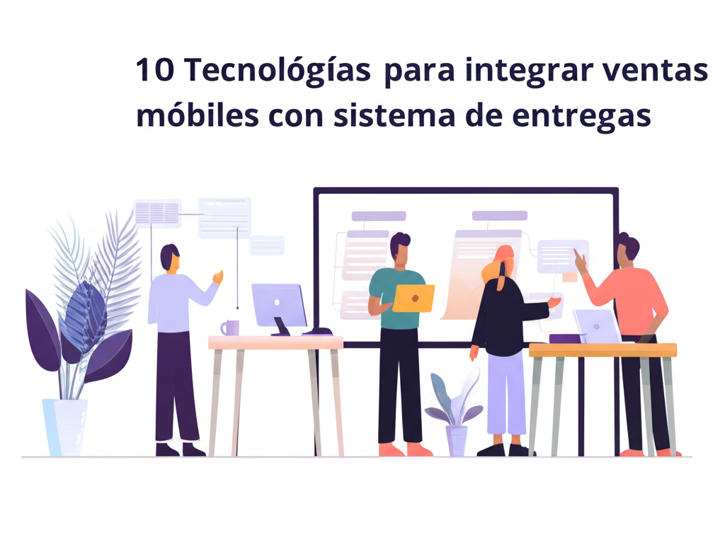 10 Tecnologías para integrar ventas móviles con sistema de entregas