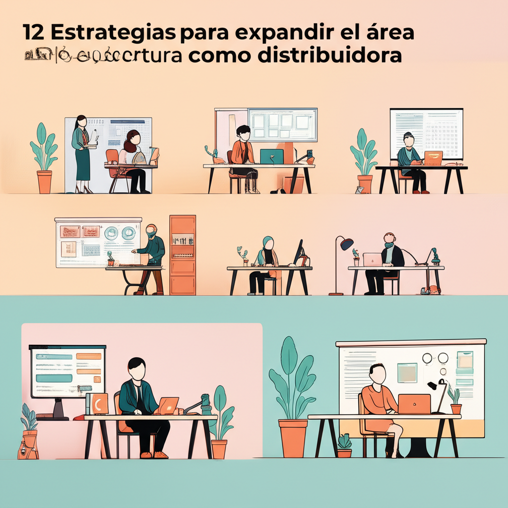 12 Estrategias para expandir el área de cobertura como distribuidora