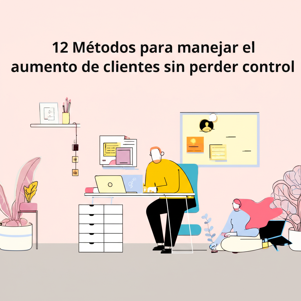 12 Métodos para manejar el aumento de clientes sin perder control