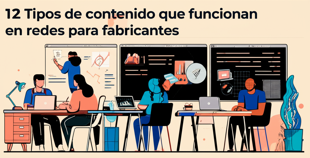 12 Tipos de contenido que funcionan en redes para fabricantes