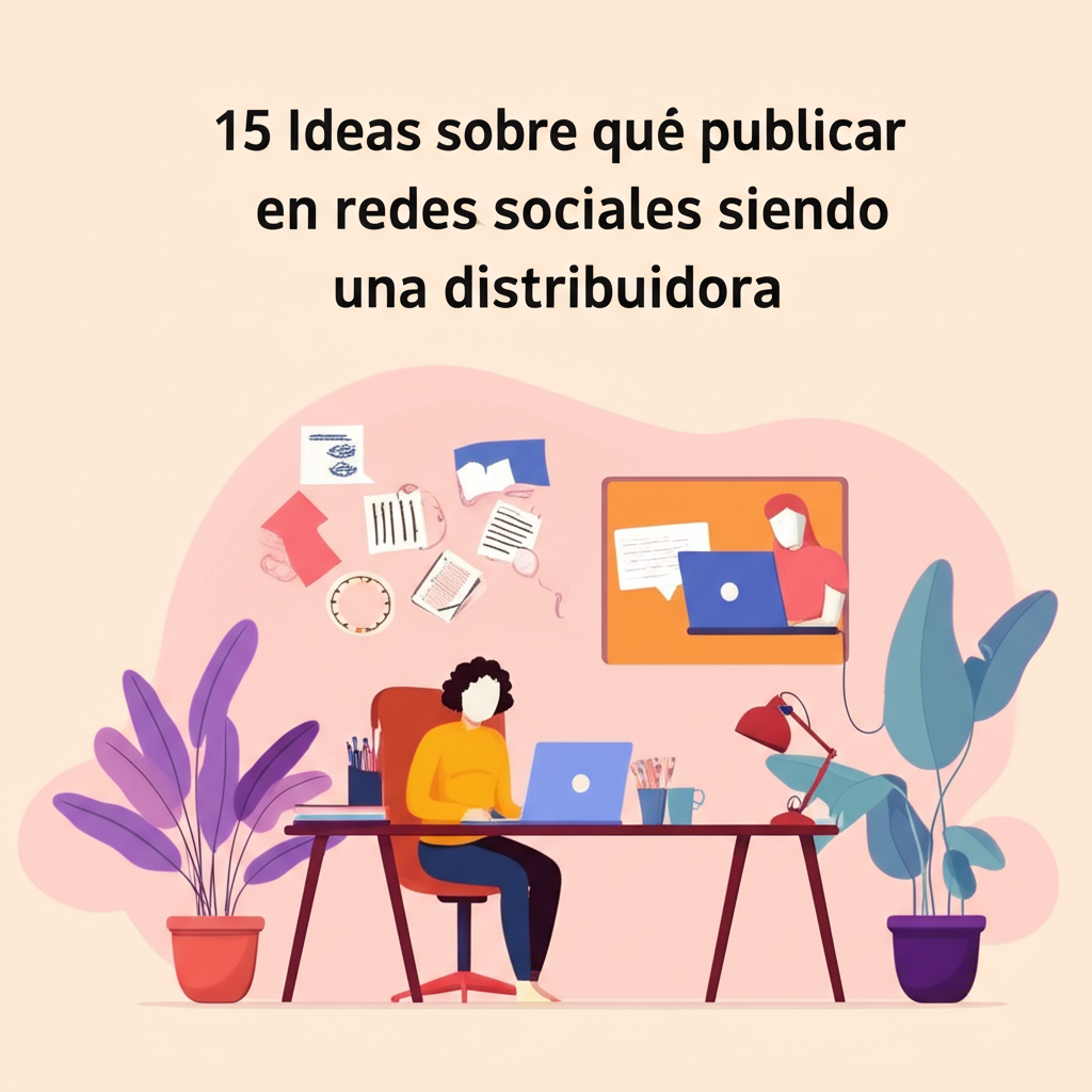 15 Ideas sobre qué publicar en redes sociales siendo una distribuidora