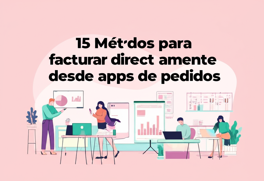 15 Métodos para facturar directamente desde apps de pedidos