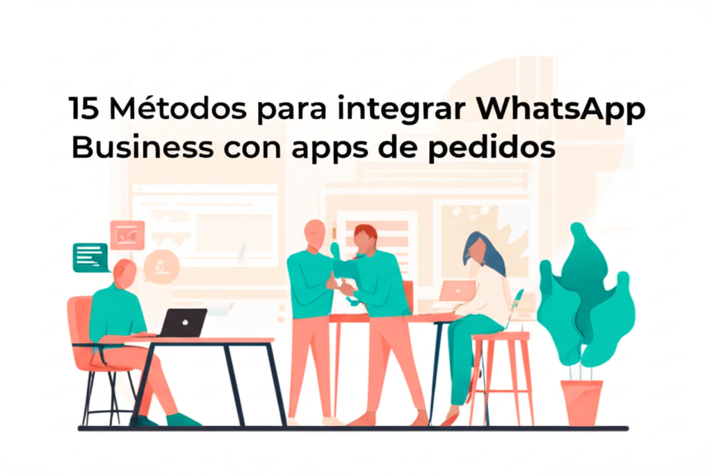 15 Métodos para integrar WhatsApp Business con apps de pedidos