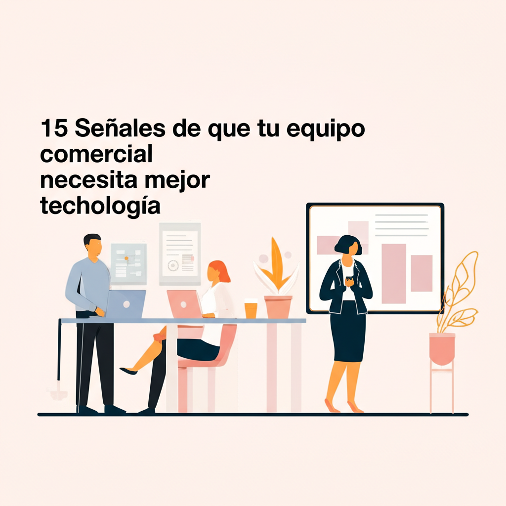 15 Señales de que tu equipo comercial necesita mejor tecnología