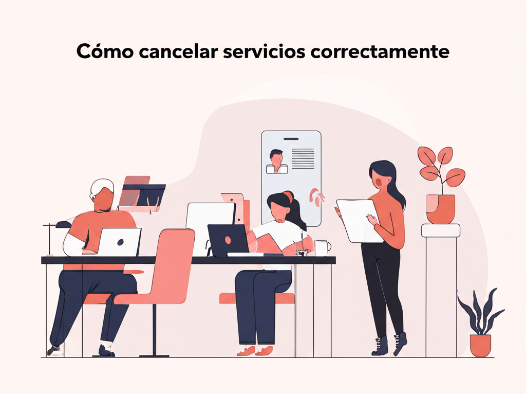 Cómo cancelar servicios correctamente