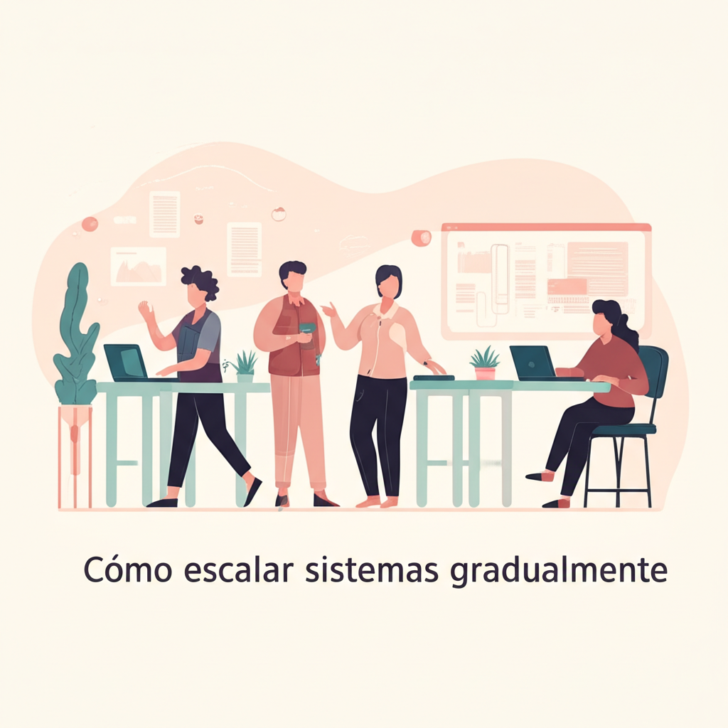 Cómo escalar sistemas gradualmente