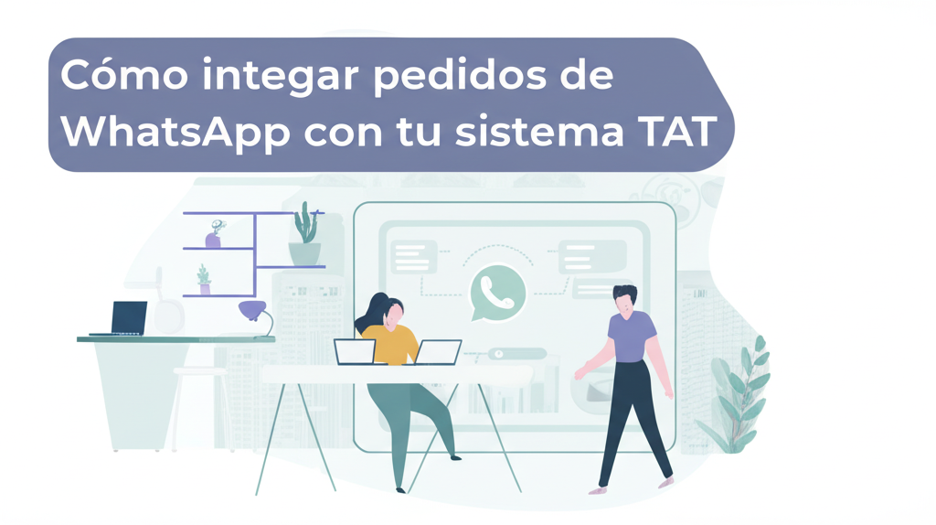 Cómo integrar pedidos de WhatsApp con tu sistema TAT