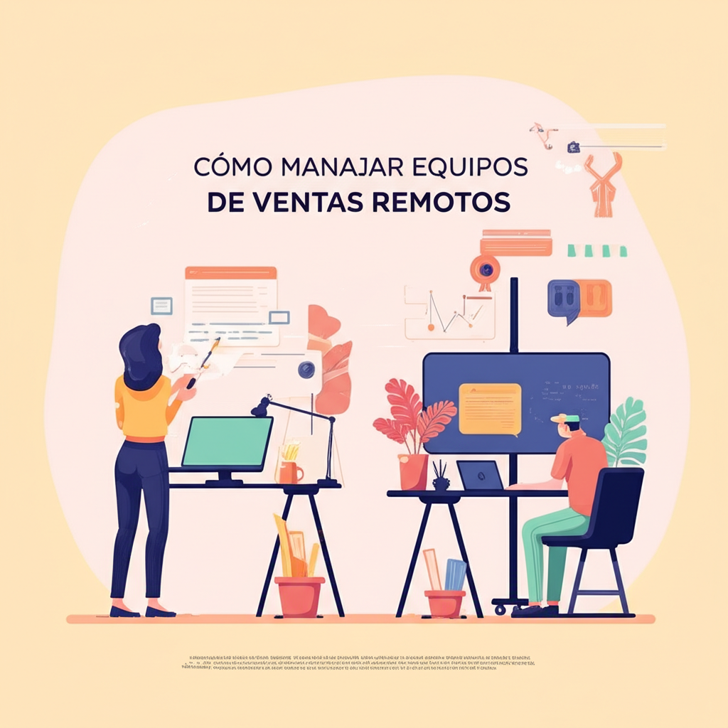 Cómo manejar equipos de ventas remotos