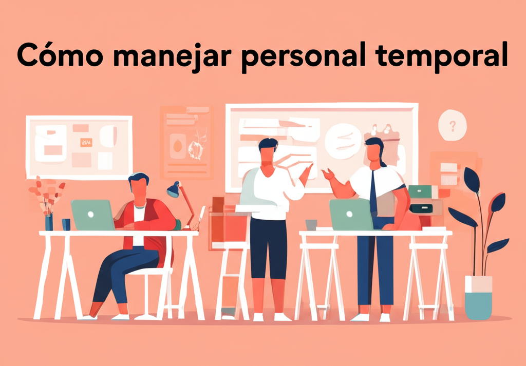 Cómo manejar personal temporal