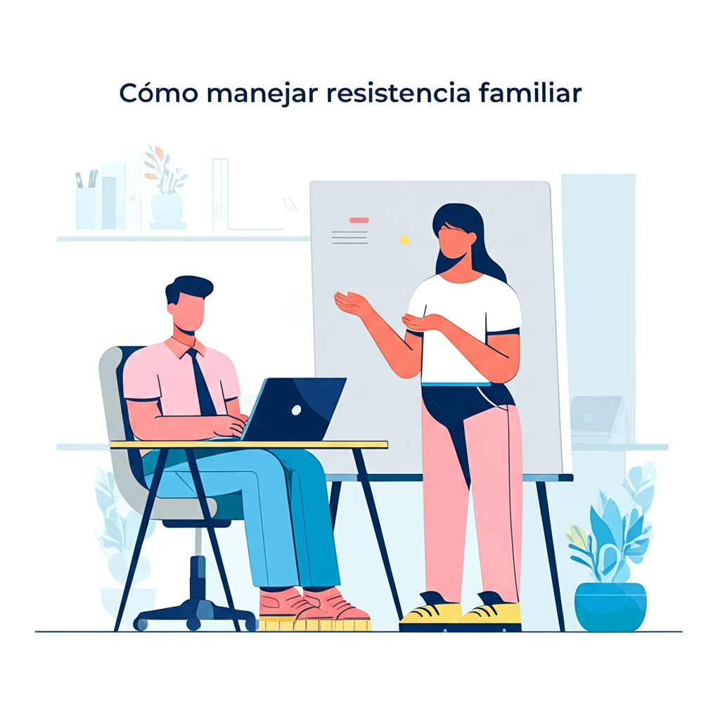 Cómo manejar resistencia familiar