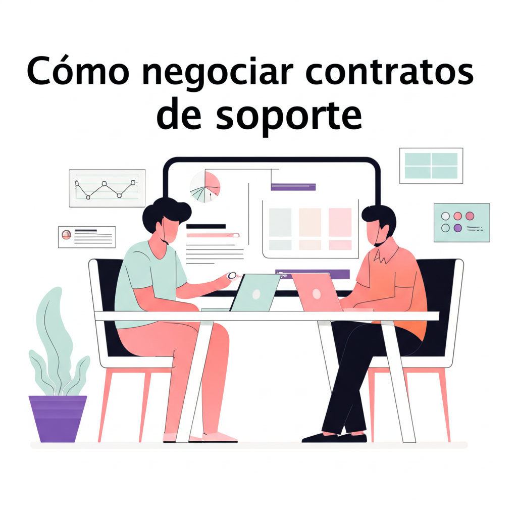 Cómo negociar contratos de soporte