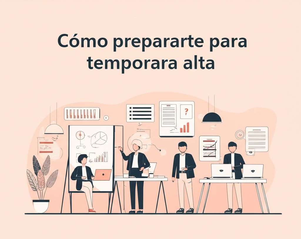 Cómo prepararte para temporada alta