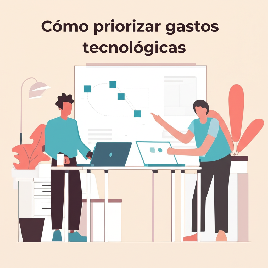 Cómo priorizar gastos tecnológicos