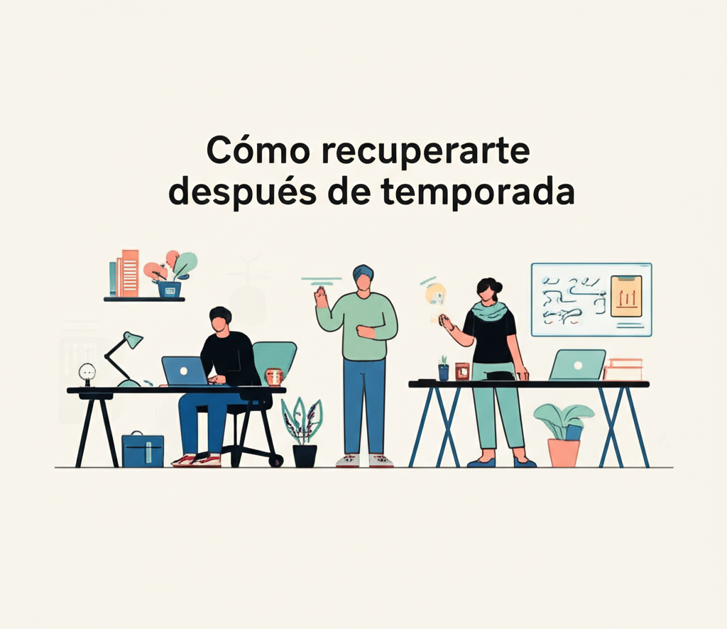Cómo recuperarte después de temporada