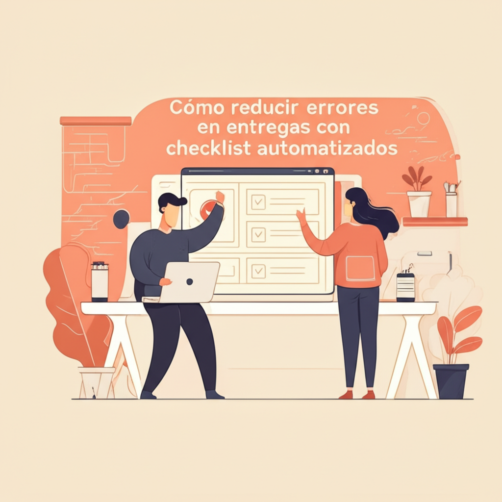 Cómo reducir errores en entregas con checklist automatizados