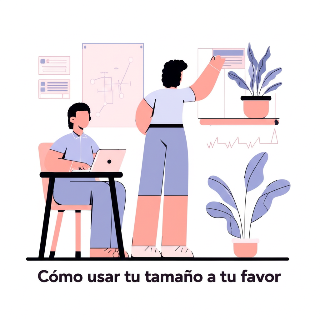 Cómo usar tu tamaño a tu favor