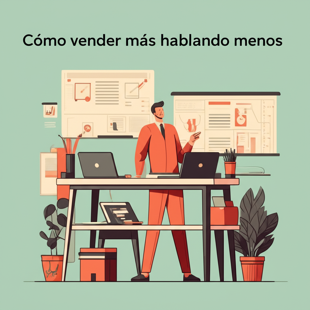 Cómo vender más hablando menos