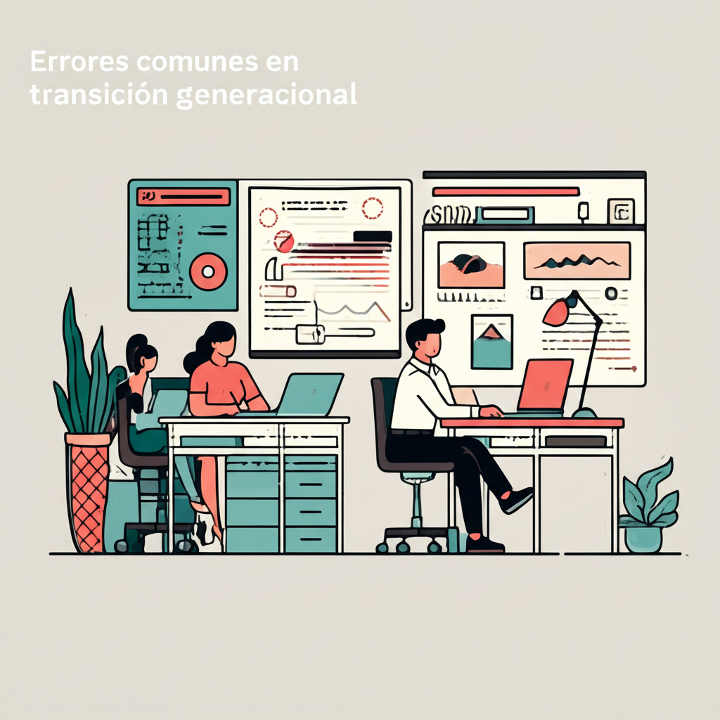 Errores comunes en transición generacional