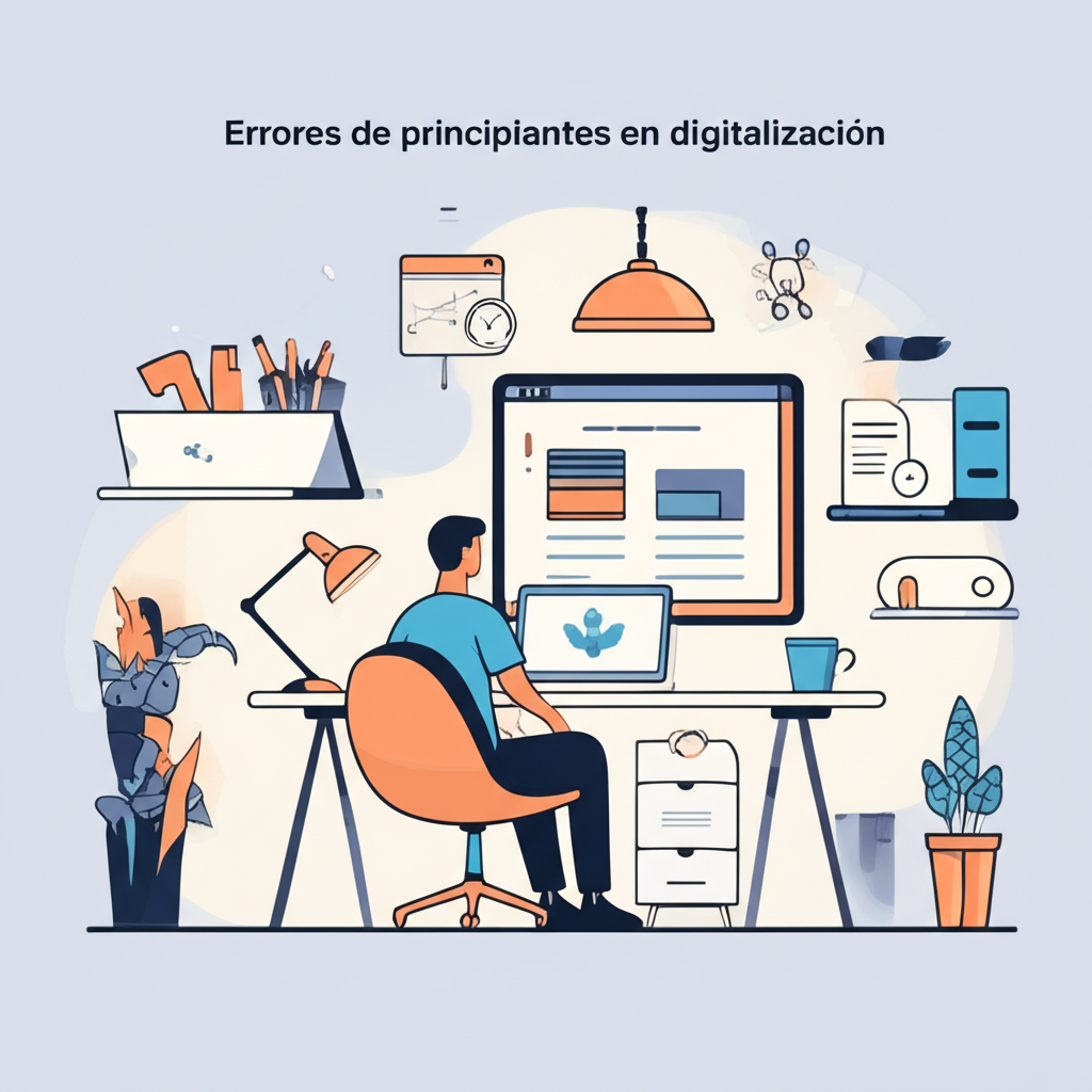 Errores de principiantes en digitalización