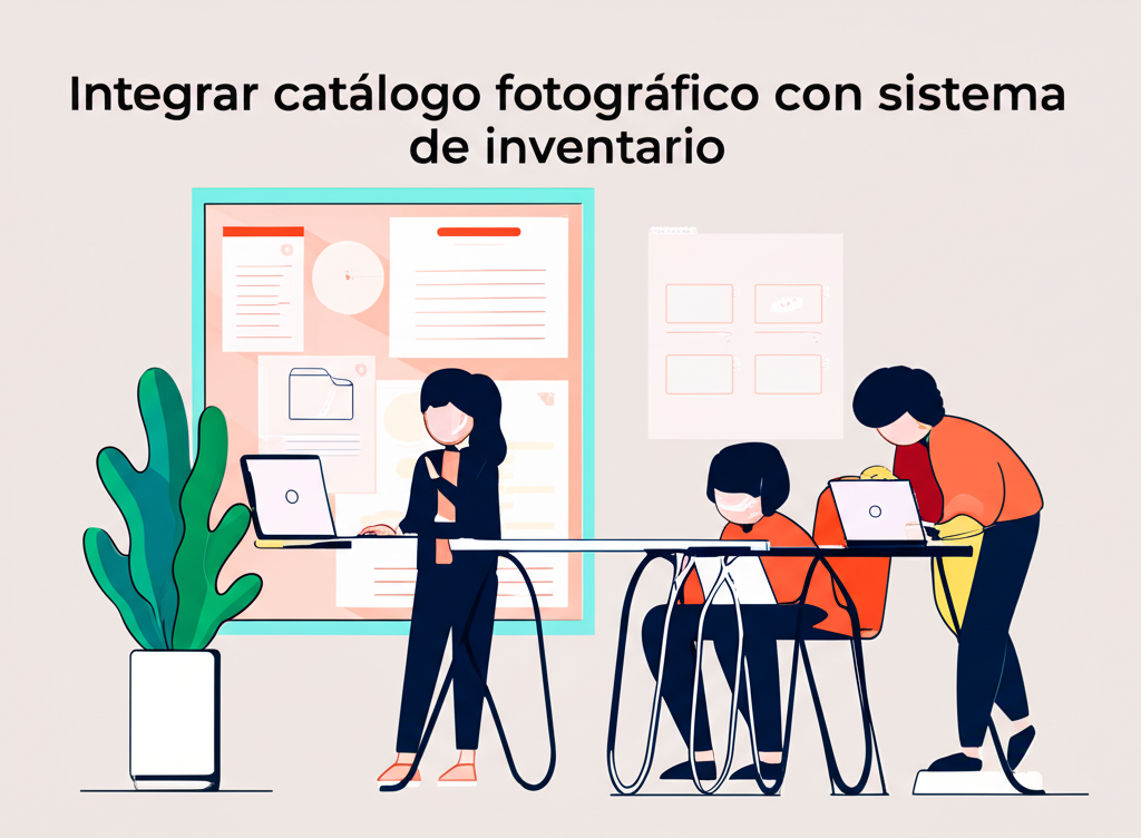 Integrar catálogo fotográfico con sistema de inventario