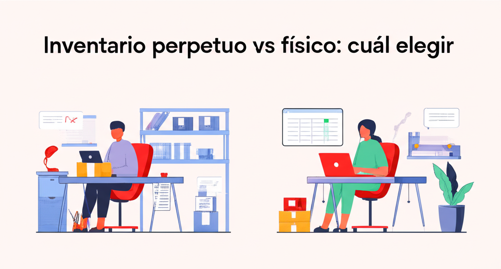 Inventario perpetuo vs físico: cuál elegir
