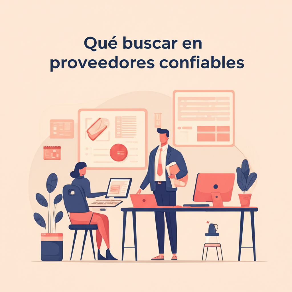 Qué buscar en proveedores confiables