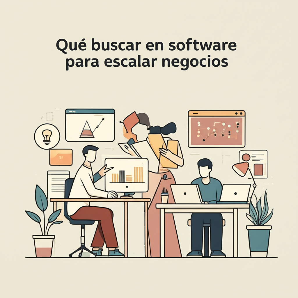 Qué buscar en software para escalar negocios