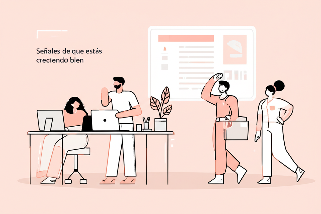 Señales de que estás creciendo bien