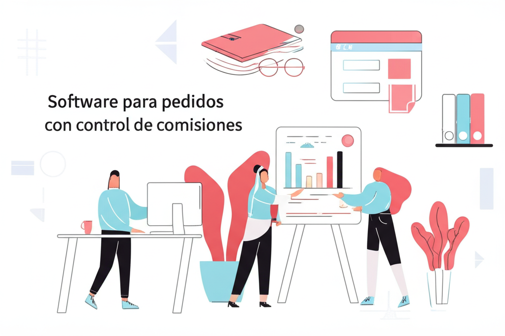 Software para pedidos con control de comisiones