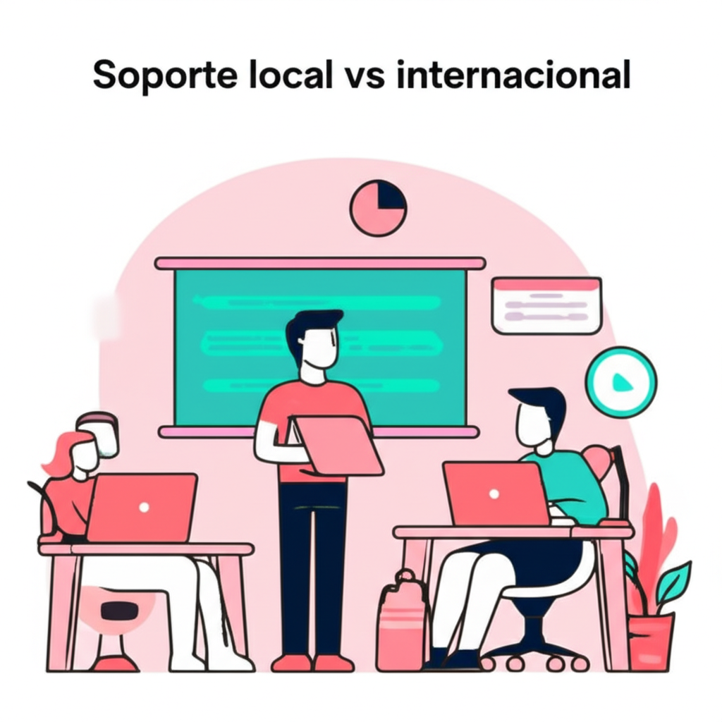 Soporte local vs internacional