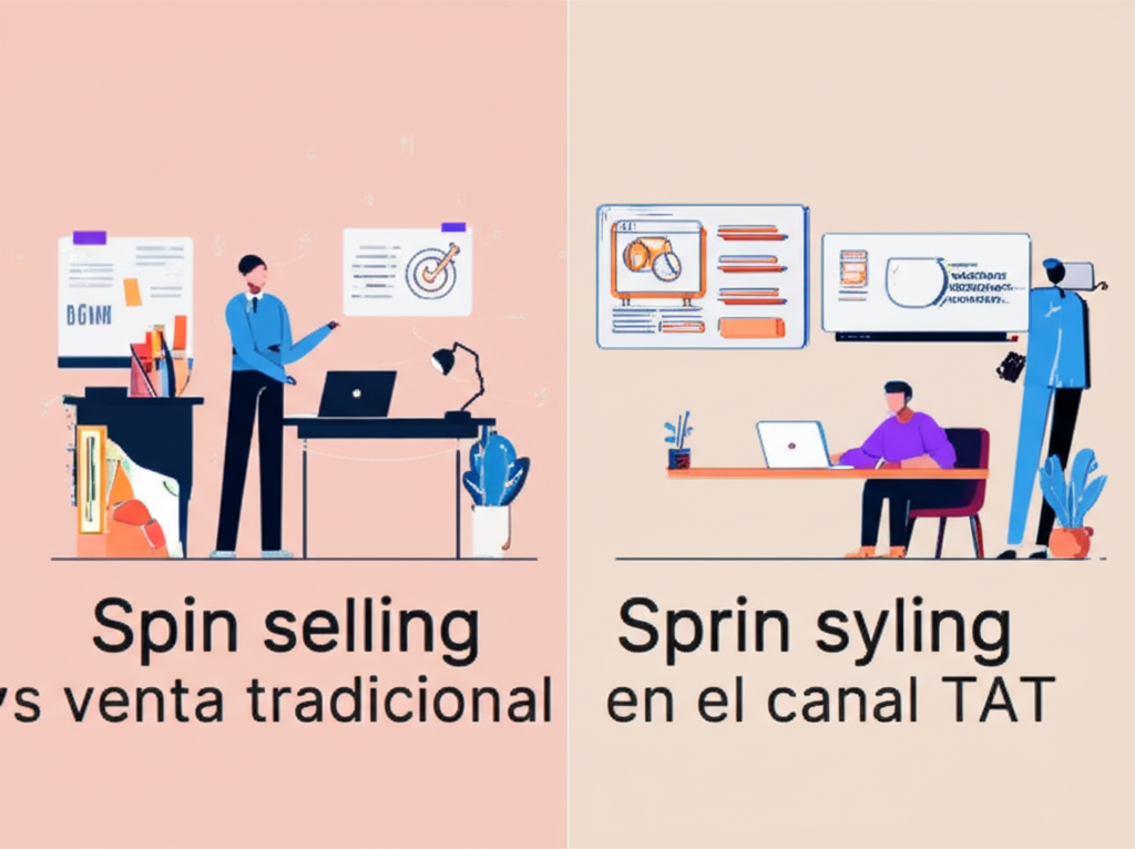 Spin selling vs venta tradicional en el canal TAT