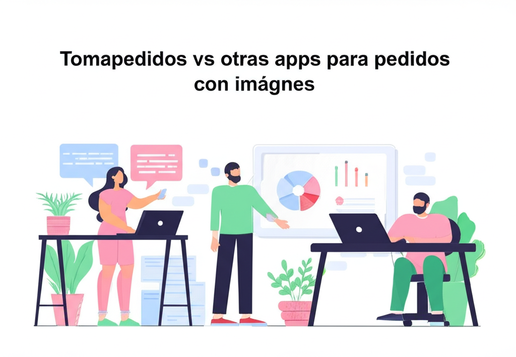 Tomapedidos vs otras apps para pedidos con imágenes